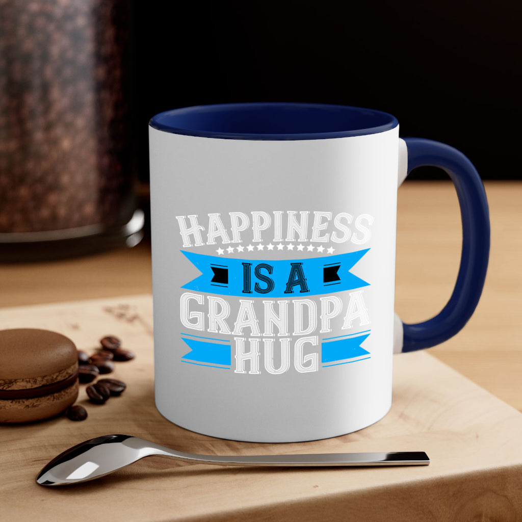 Happiness is a grandpa hug 94#- grandpa-Mug / Coffee Cup