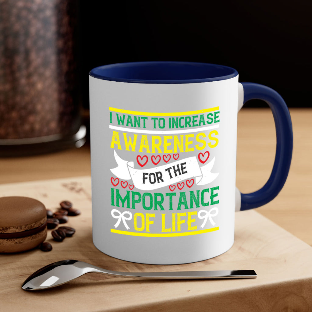 I want to increase awareness for the importance of life Style 44#- Self awareness-Mug / Coffee Cup