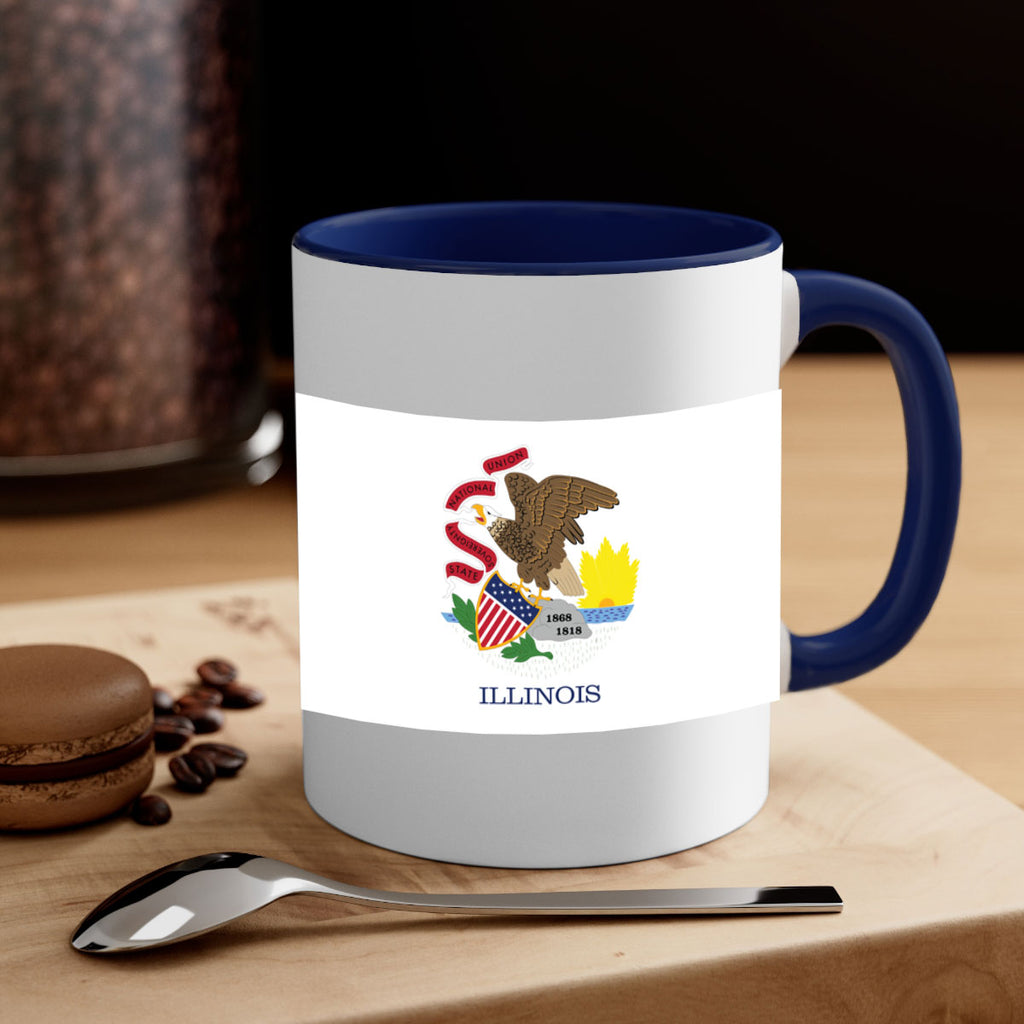 Illinois 39#- Us Flags-Mug / Coffee Cup