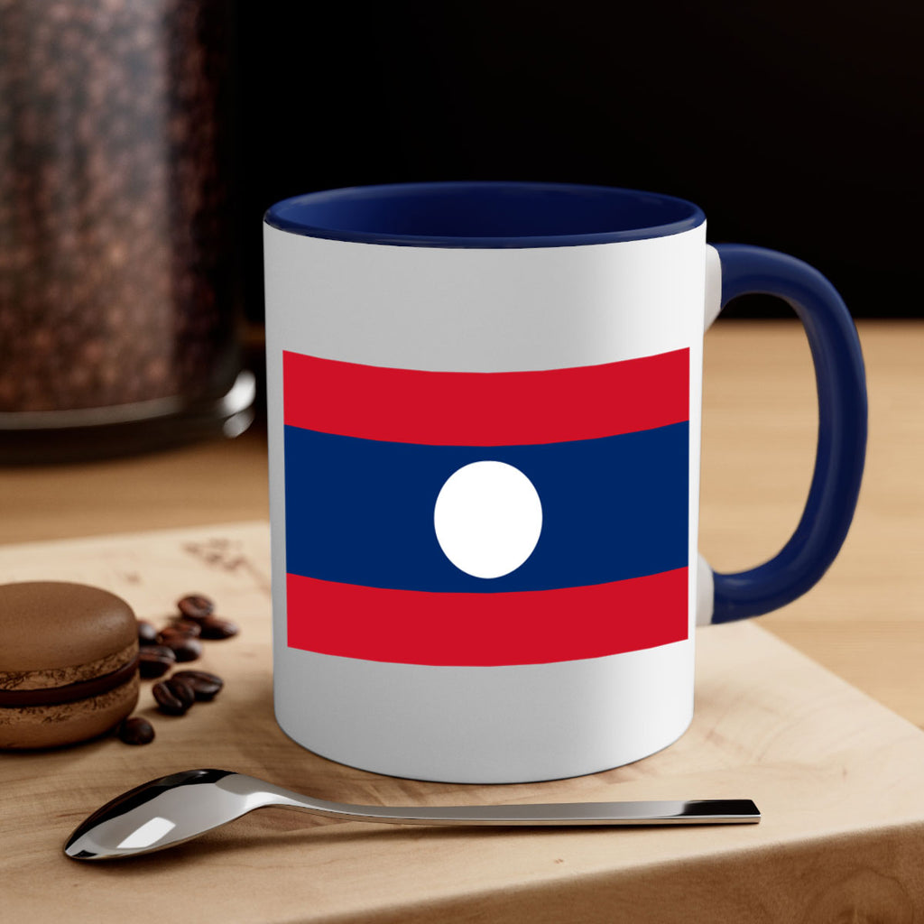 Laos 105#- world flag-Mug / Coffee Cup