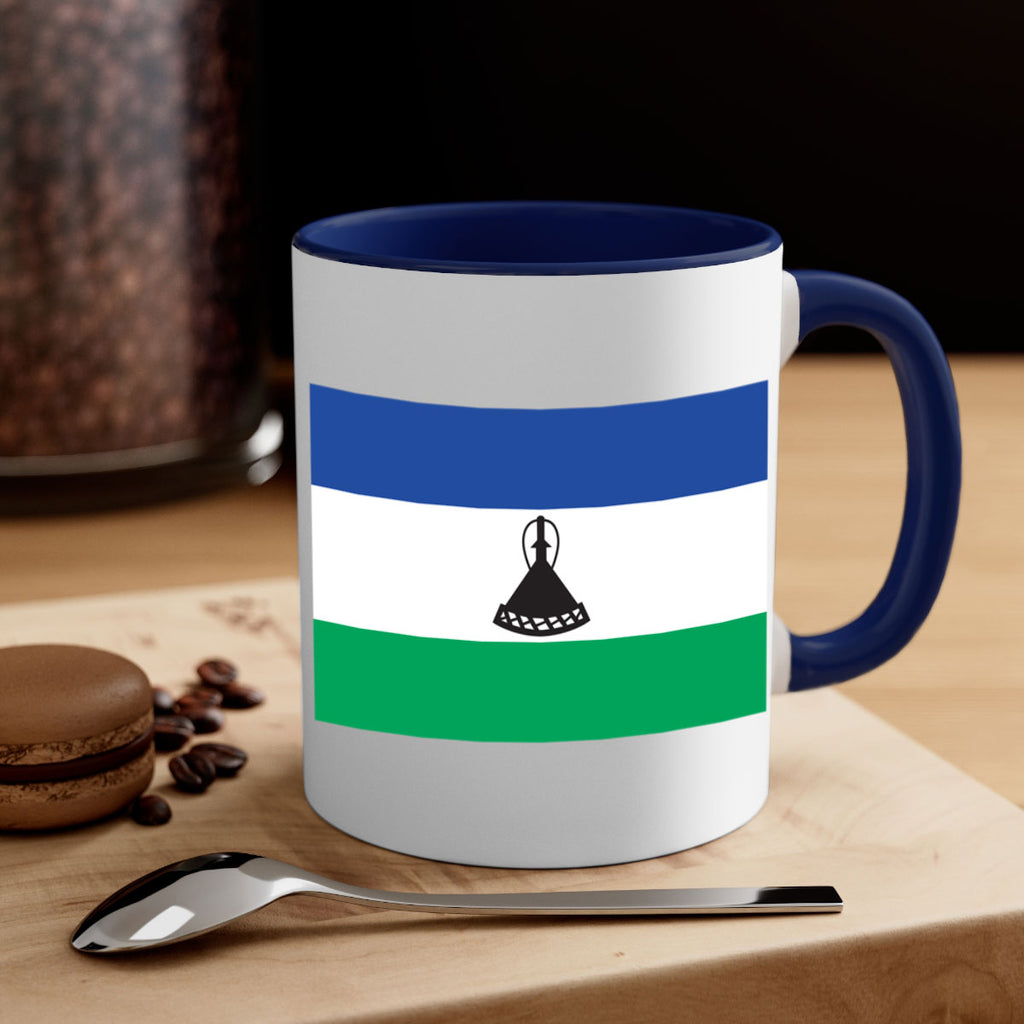 Lesotho 102#- world flag-Mug / Coffee Cup