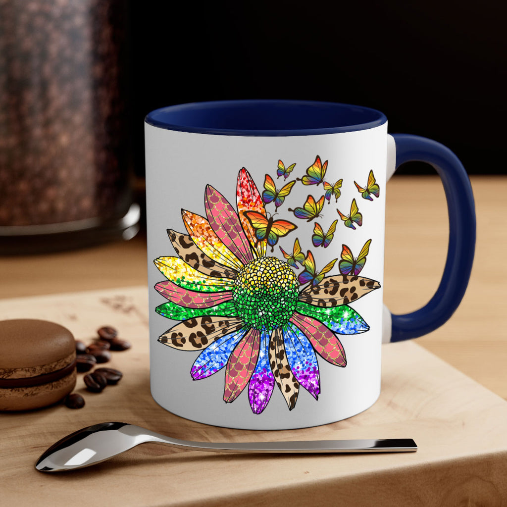 Lgbt Butterfly Sunflower  Png 52#- lgbt-Mug / Coffee Cup