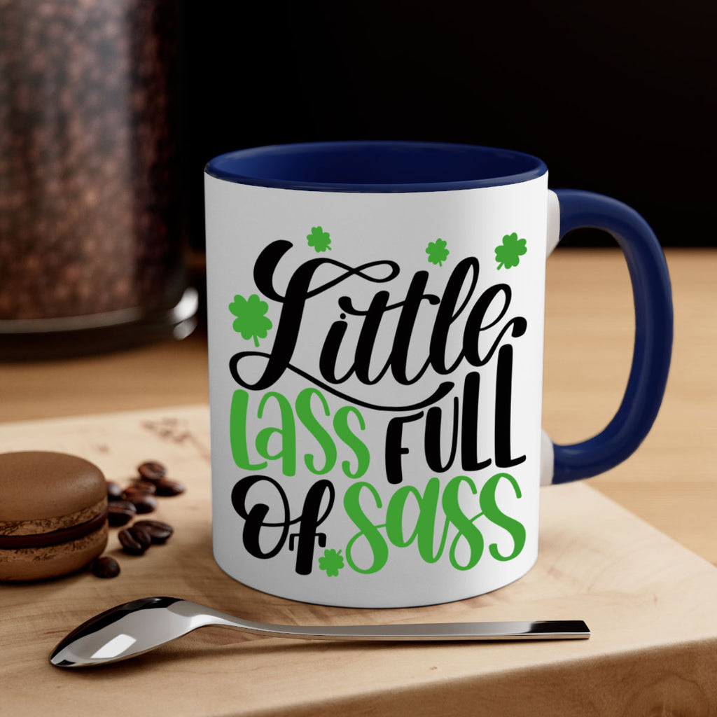 Little Lass Full Of Sass Style 69#- St Patricks Day-Mug / Coffee Cup