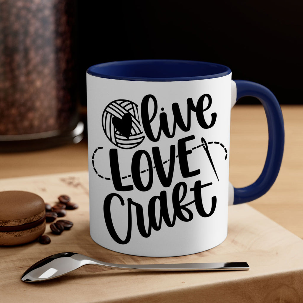 Live Love Craft 15#- crafting-Mug / Coffee Cup
