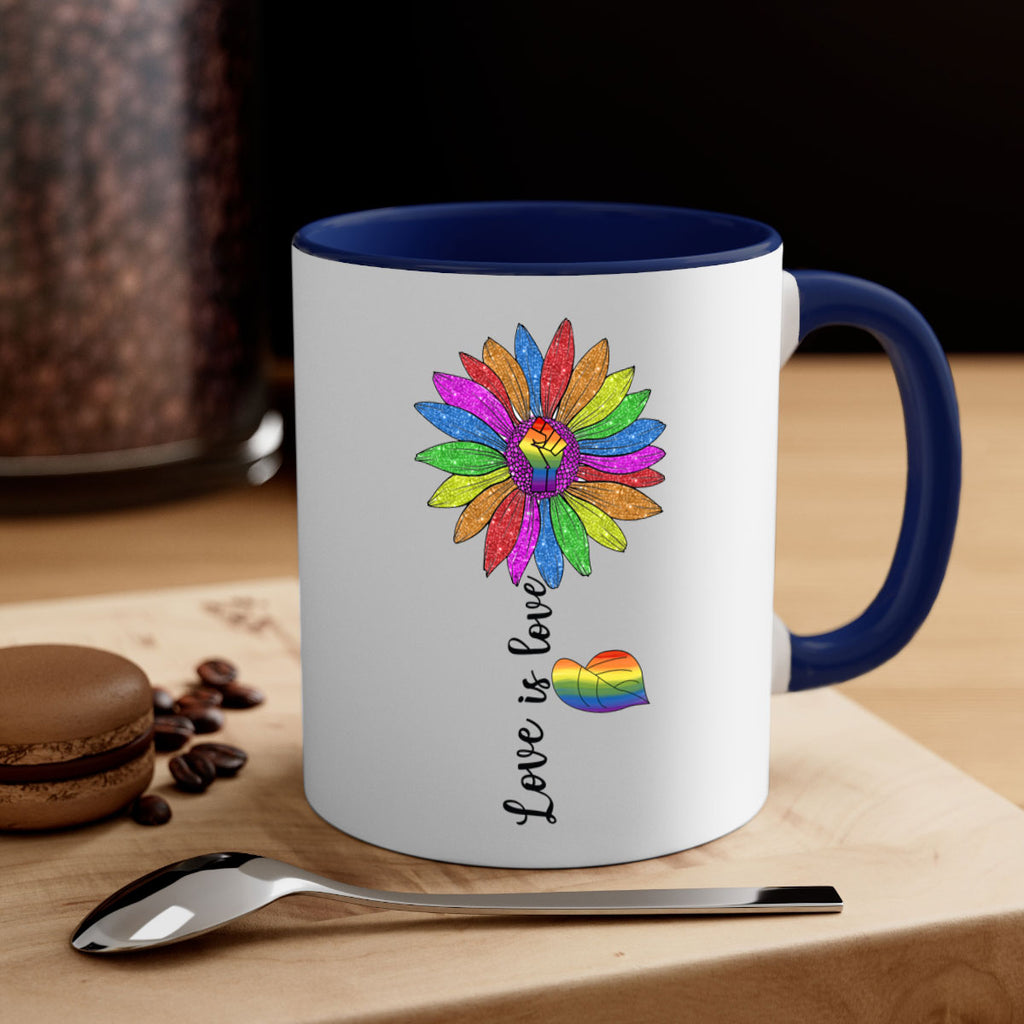 Love Is Love Pride Lgbt Sunflower Png 47#- lgbt-Mug / Coffee Cup