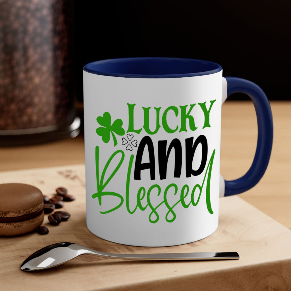 Lucky And Blessed Style 151#- St Patricks Day-Mug / Coffee Cup