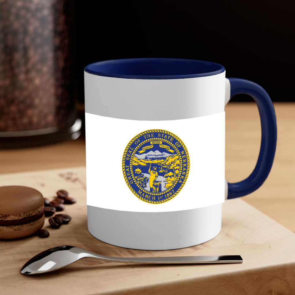 Nebraska 25#- Us Flags-Mug / Coffee Cup