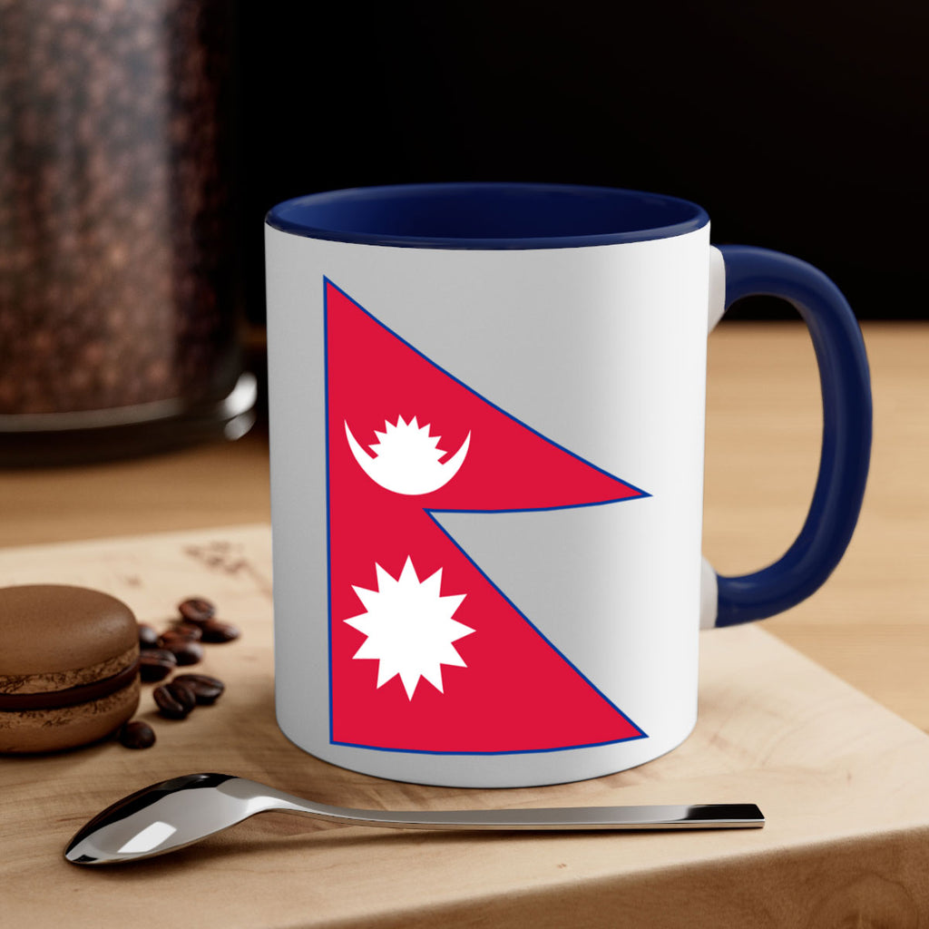 Nepal 76#- world flag-Mug / Coffee Cup