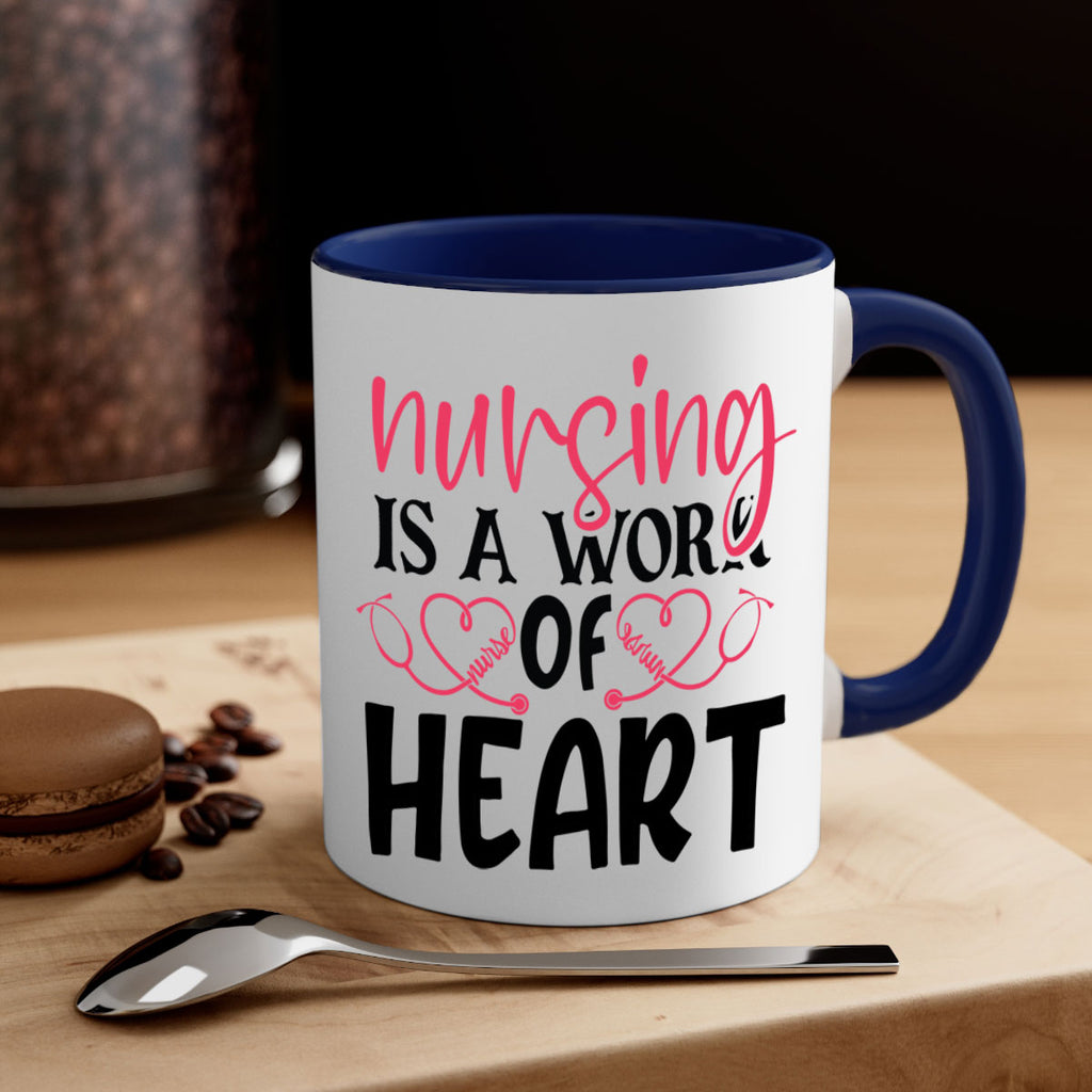 Nursing is a work of heart Style Style 70#- nurse-Mug / Coffee Cup