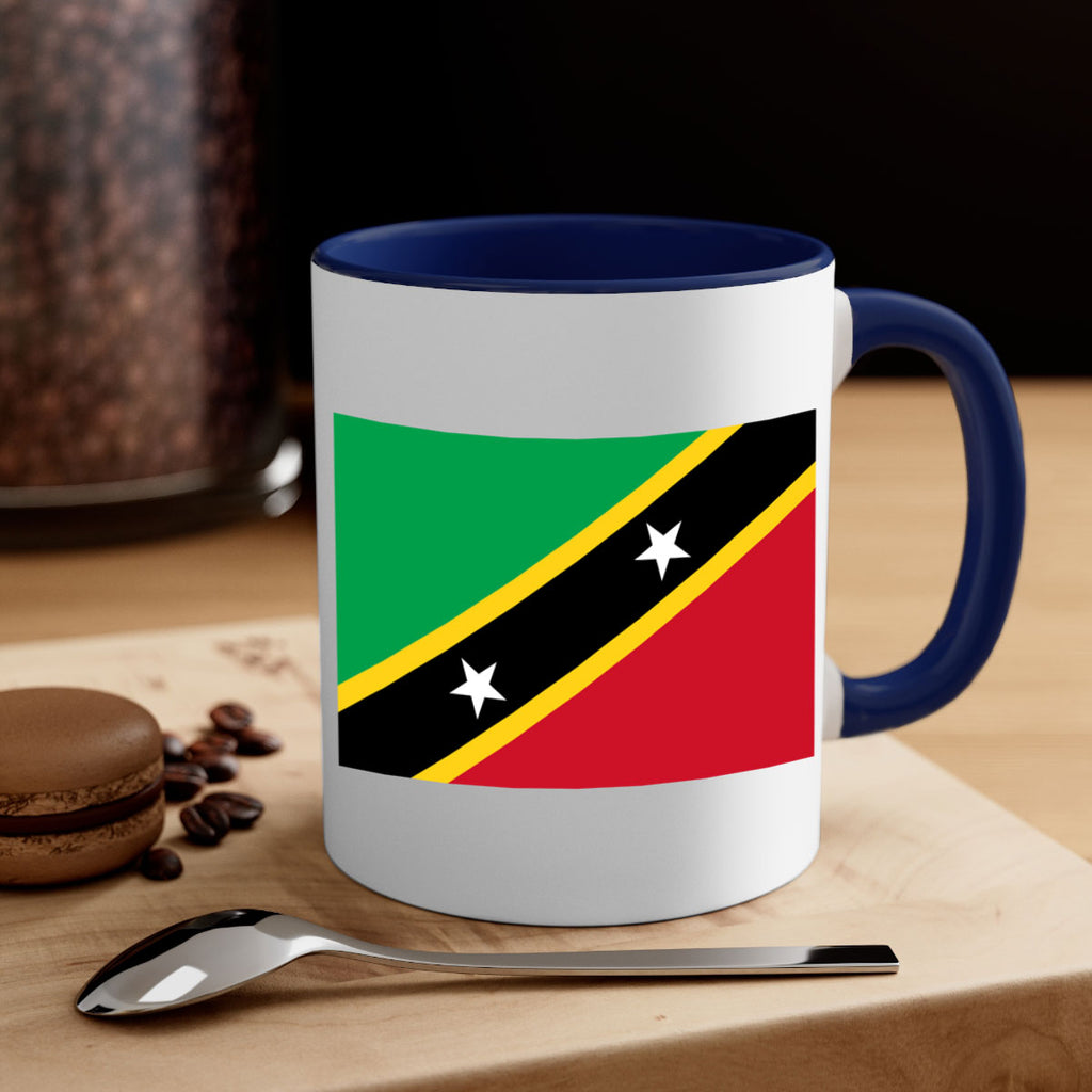 Saint Kitts and Nevis 52#- world flag-Mug / Coffee Cup