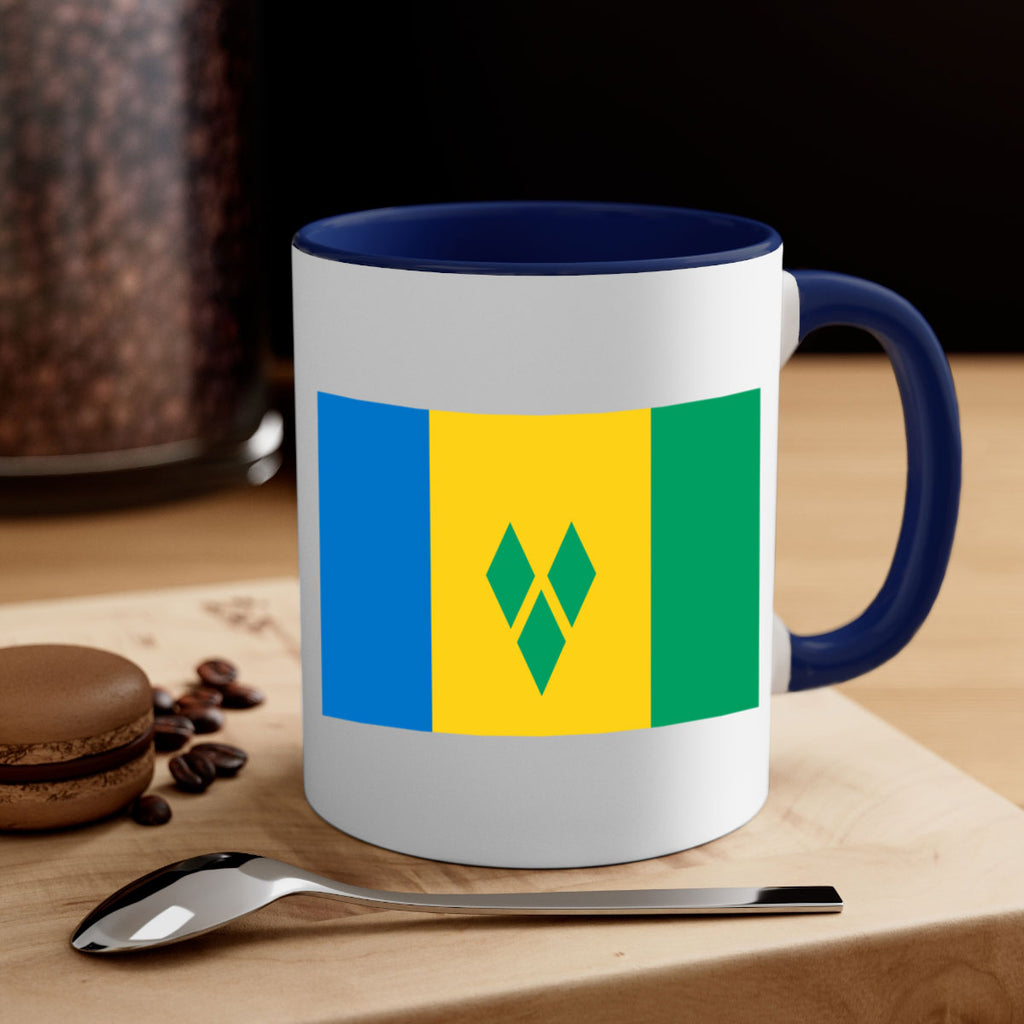 Saint Vincent and the Grenadines 50#- world flag-Mug / Coffee Cup