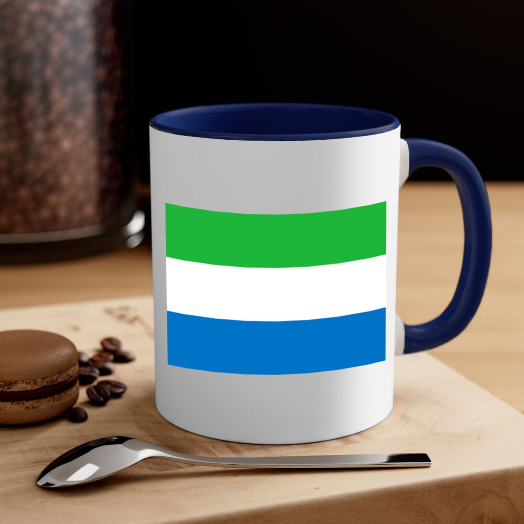 Sierra Leone 42#- world flag-Mug / Coffee Cup