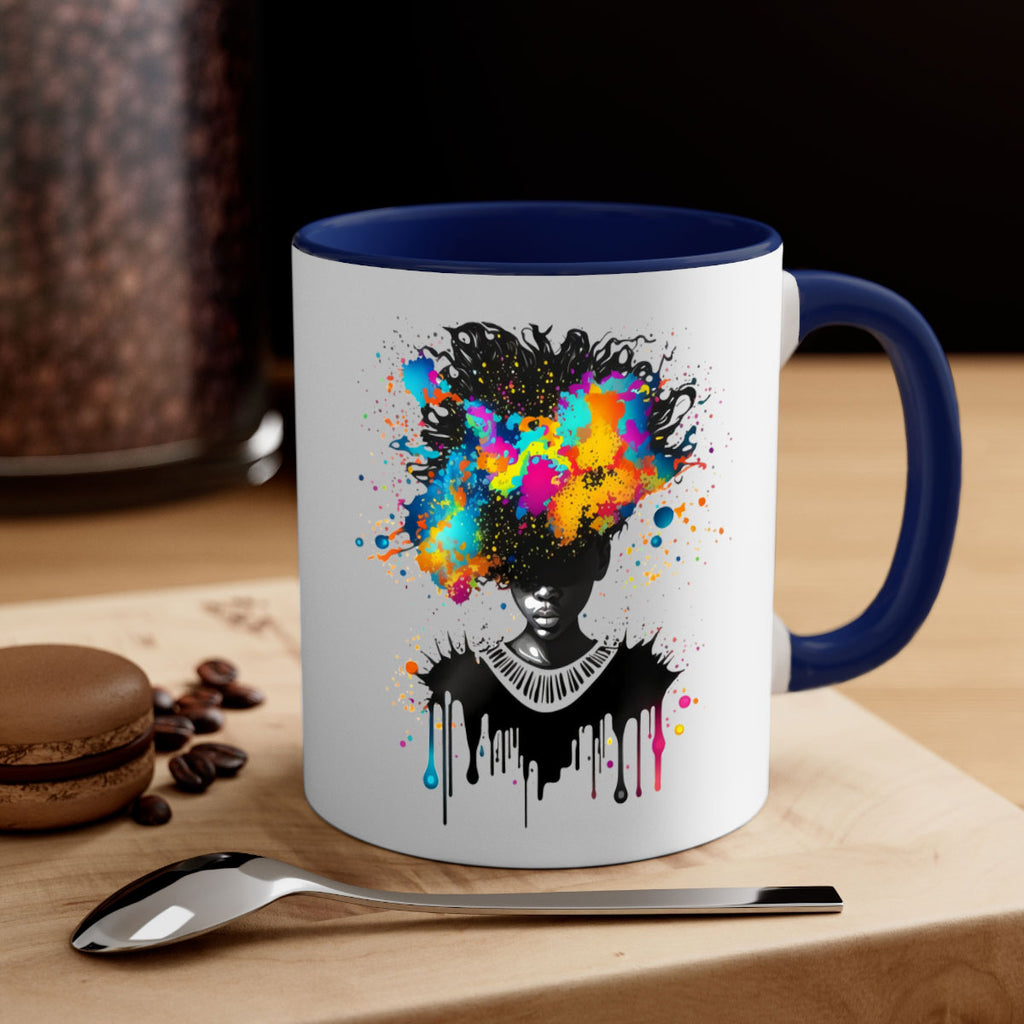 Sparkling Black Girl Design 16#- Black women - Girls-Mug / Coffee Cup