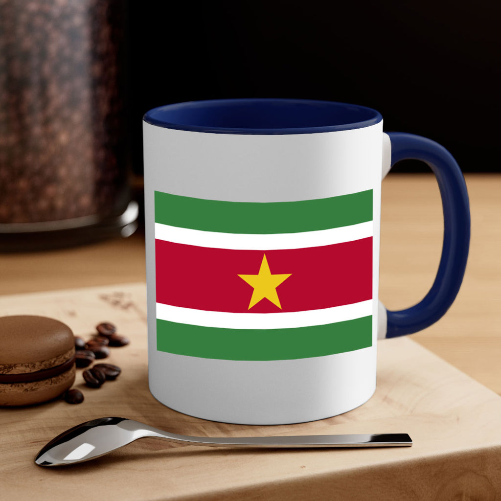 Suriname 30#- world flag-Mug / Coffee Cup