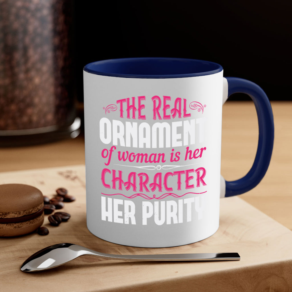 The real ornament of woman is her character her purity Style 22#- aunt-Mug / Coffee Cup