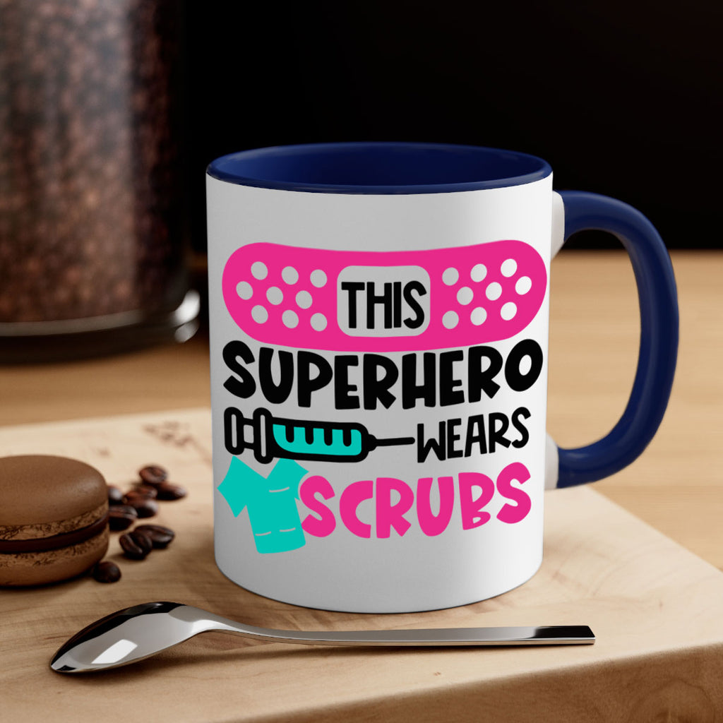 This Superhero Wears Scrubs Style Style 20#- nurse-Mug / Coffee Cup