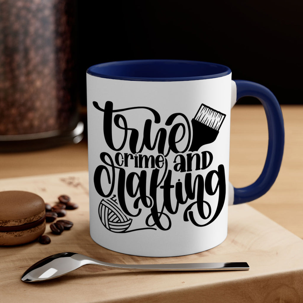 True Crime And Crafting 3#- crafting-Mug / Coffee Cup