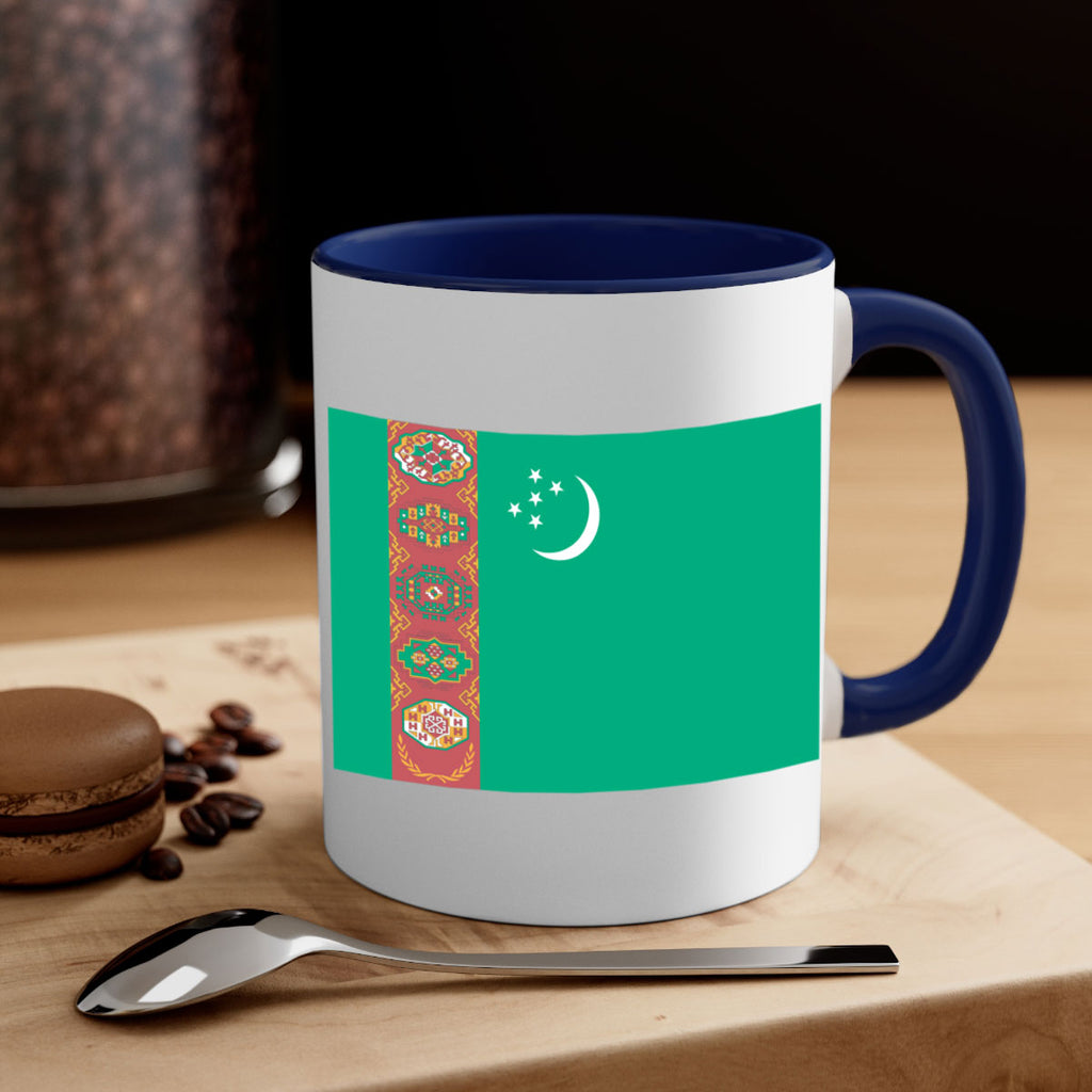 Turkmenistan 16#- world flag-Mug / Coffee Cup