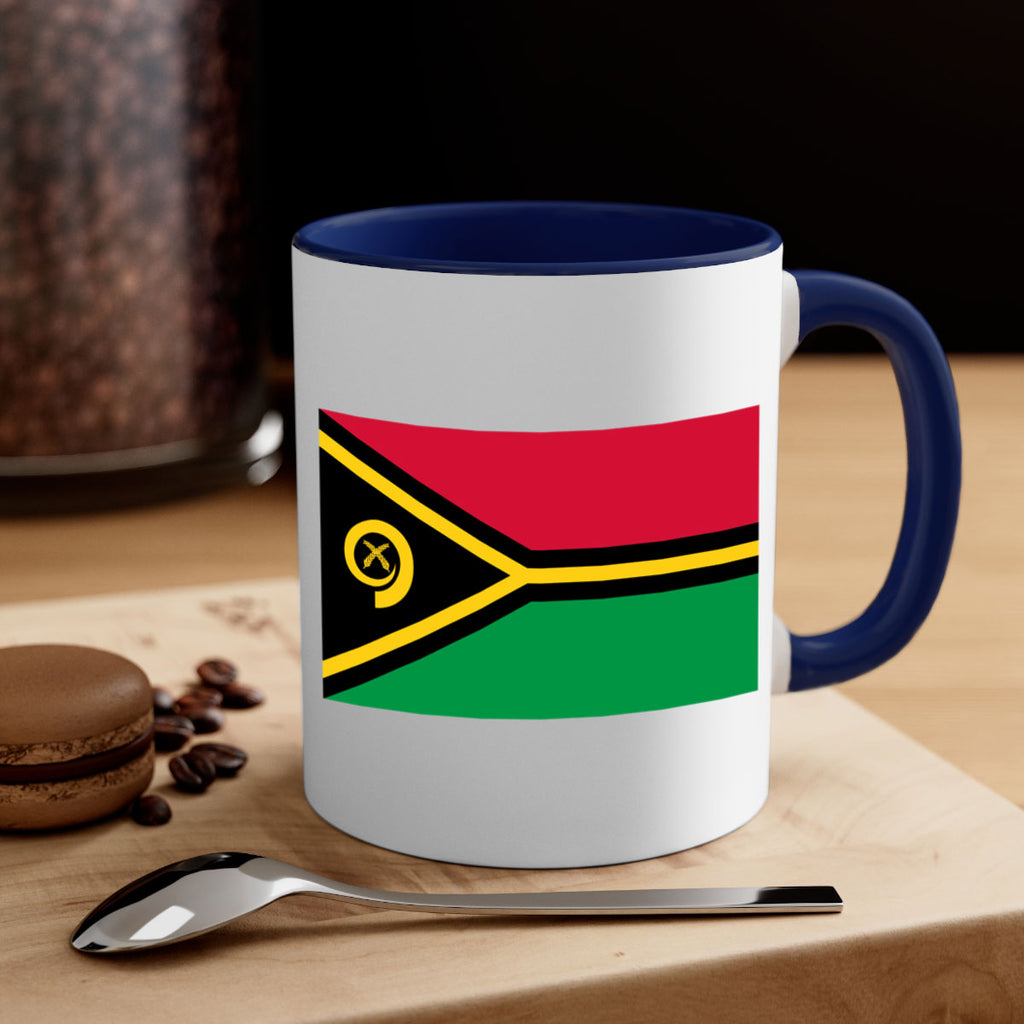 Vanuatu 7#- world flag-Mug / Coffee Cup