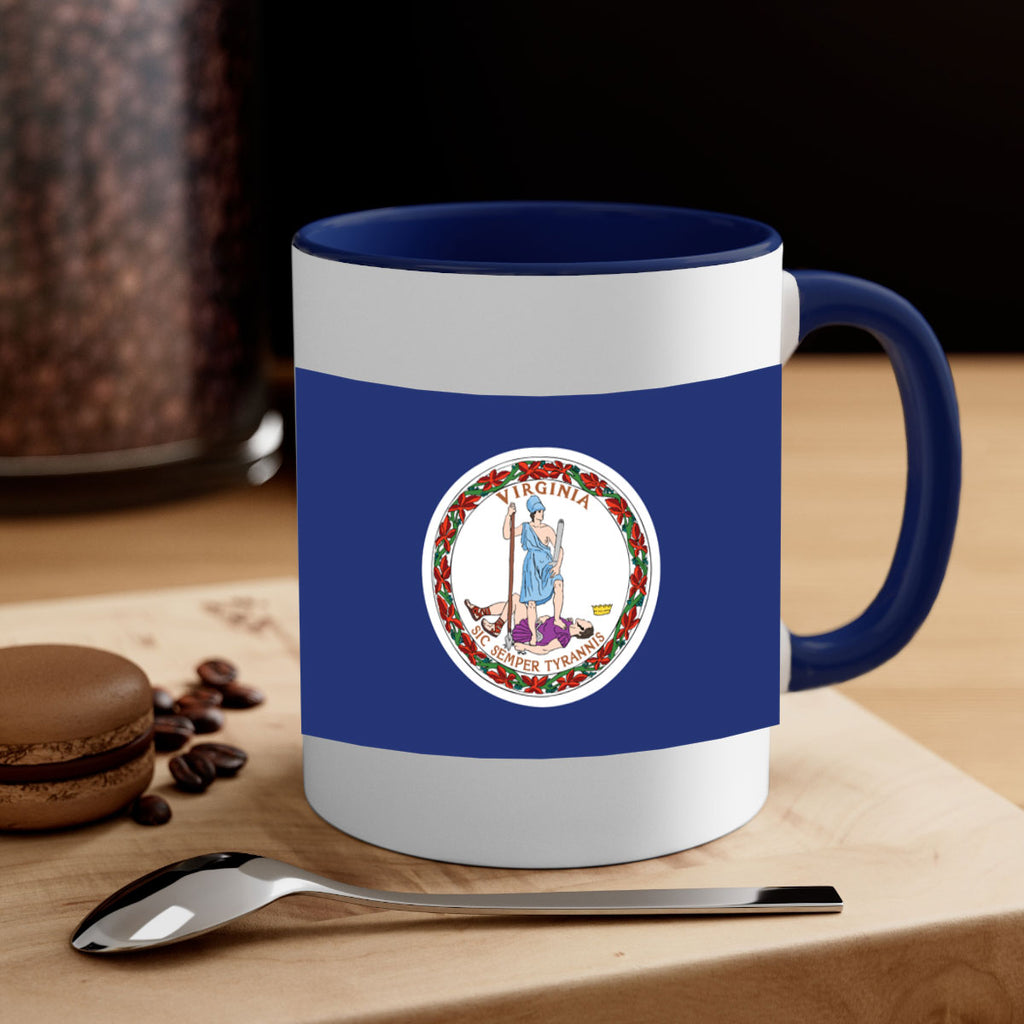 Virginia 6#- Us Flags-Mug / Coffee Cup