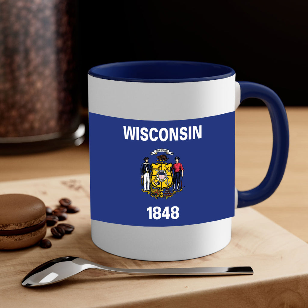 Wisconsin 2#- Us Flags-Mug / Coffee Cup