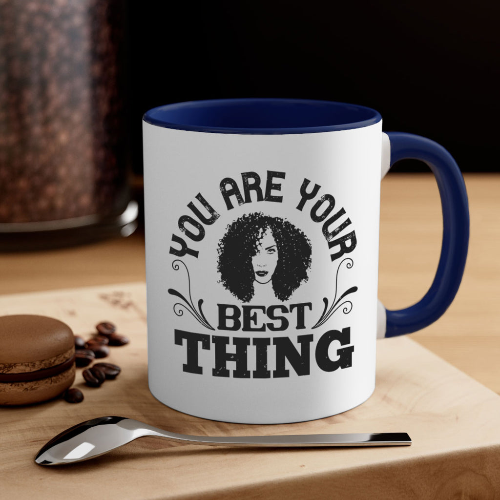 You are your best thing Style 9#- Afro - Black-Mug / Coffee Cup