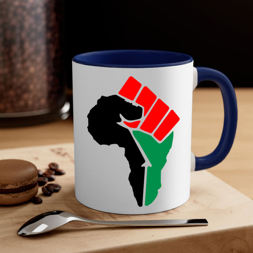 african power fist 274#- black words - phrases-Mug / Coffee Cup