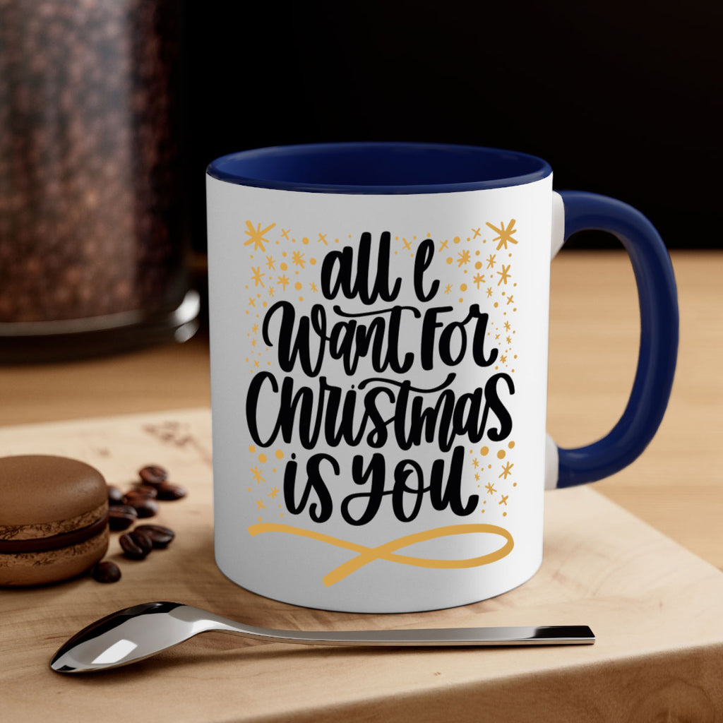 all i want for christmas is you gold 215#- christmas-Mug / Coffee Cup