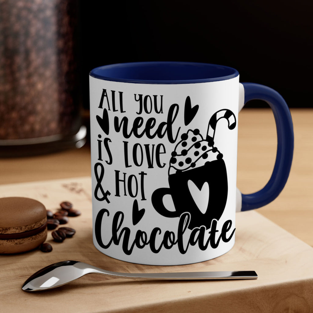 all you need is love and hot chocolate style 49#- christmas-Mug / Coffee Cup