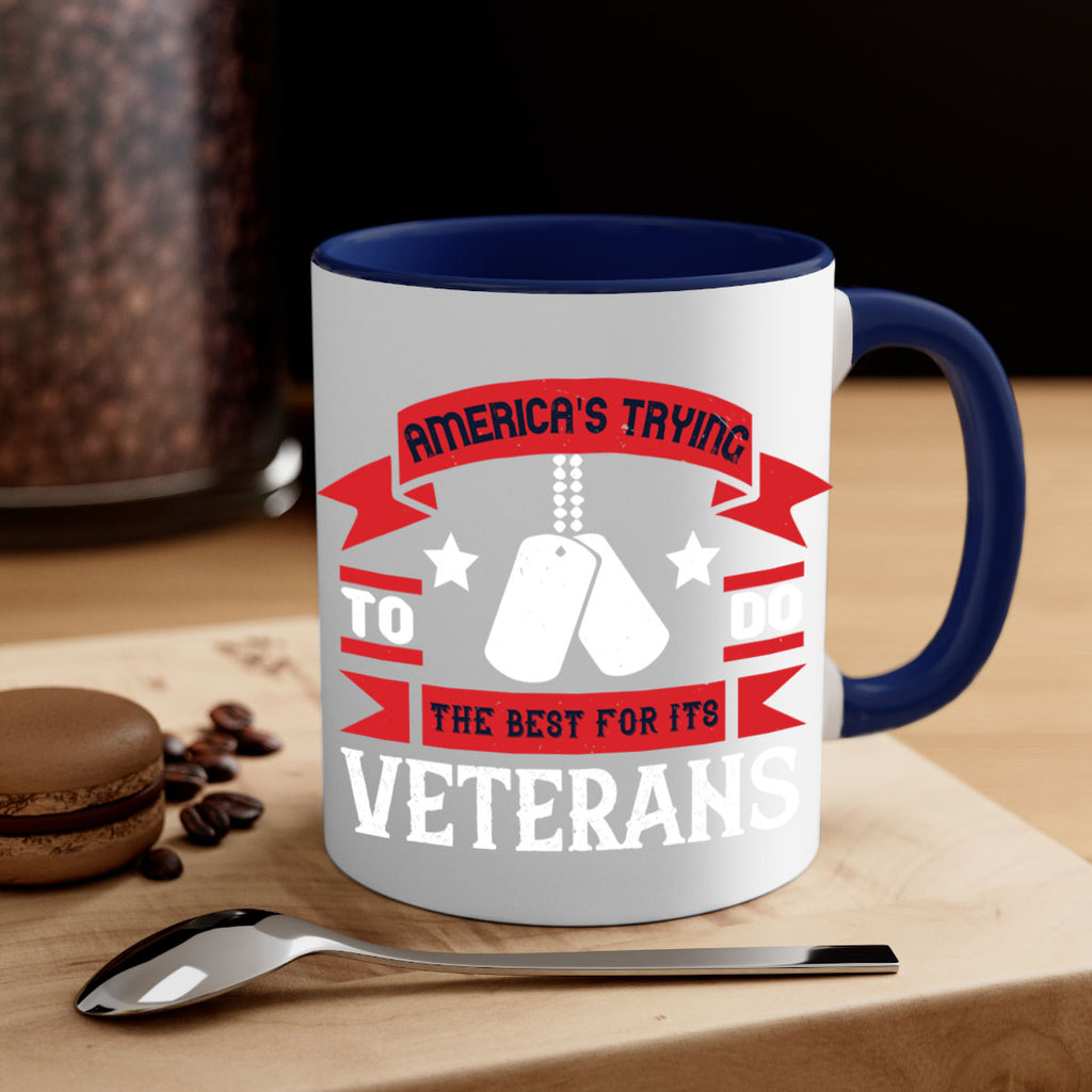 americas trying to do the best for its veteran 78#- veterns day-Mug / Coffee Cup