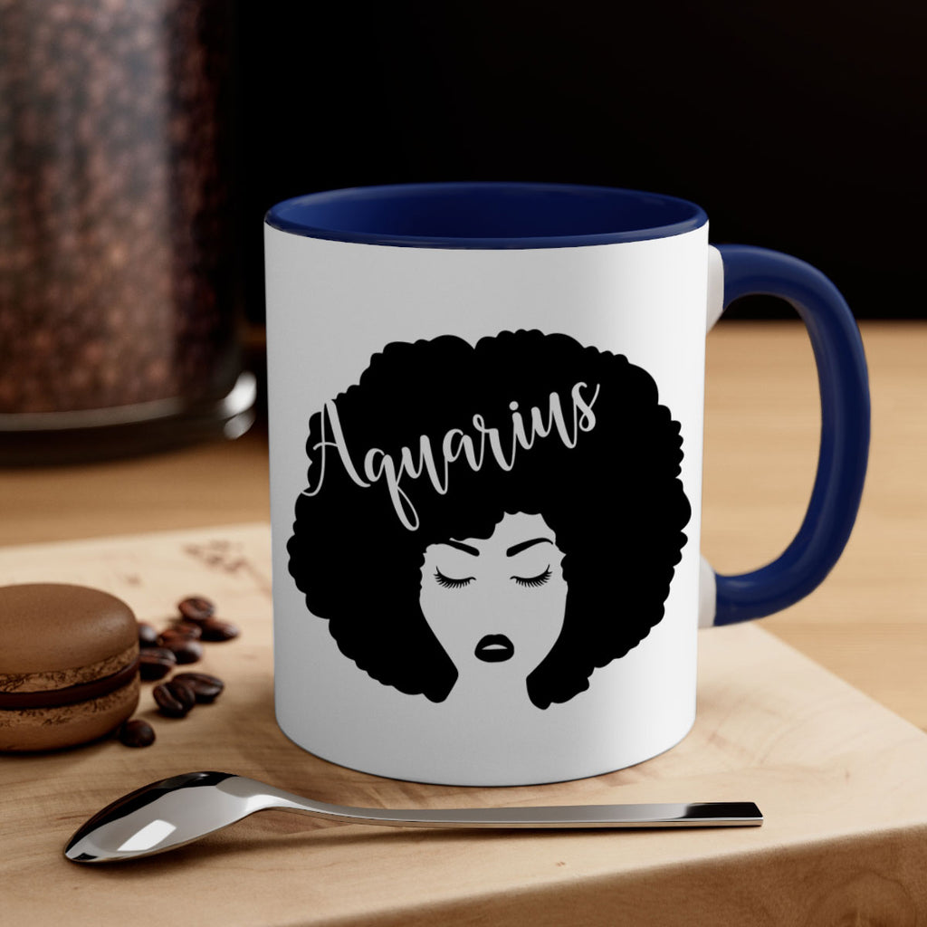 aquarius62#- Black women - Girls-Mug / Coffee Cup