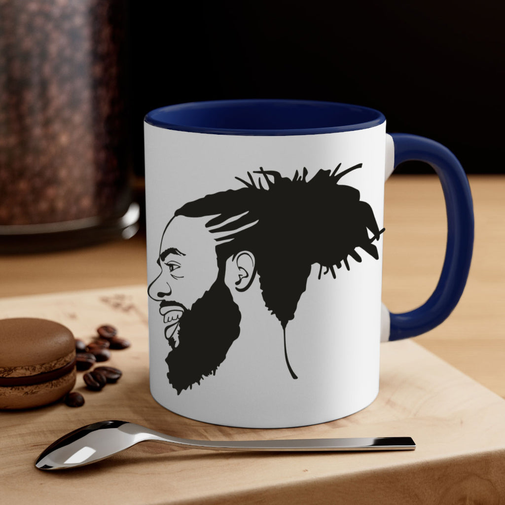 beardman 45#- Black men - Boys-Mug / Coffee Cup