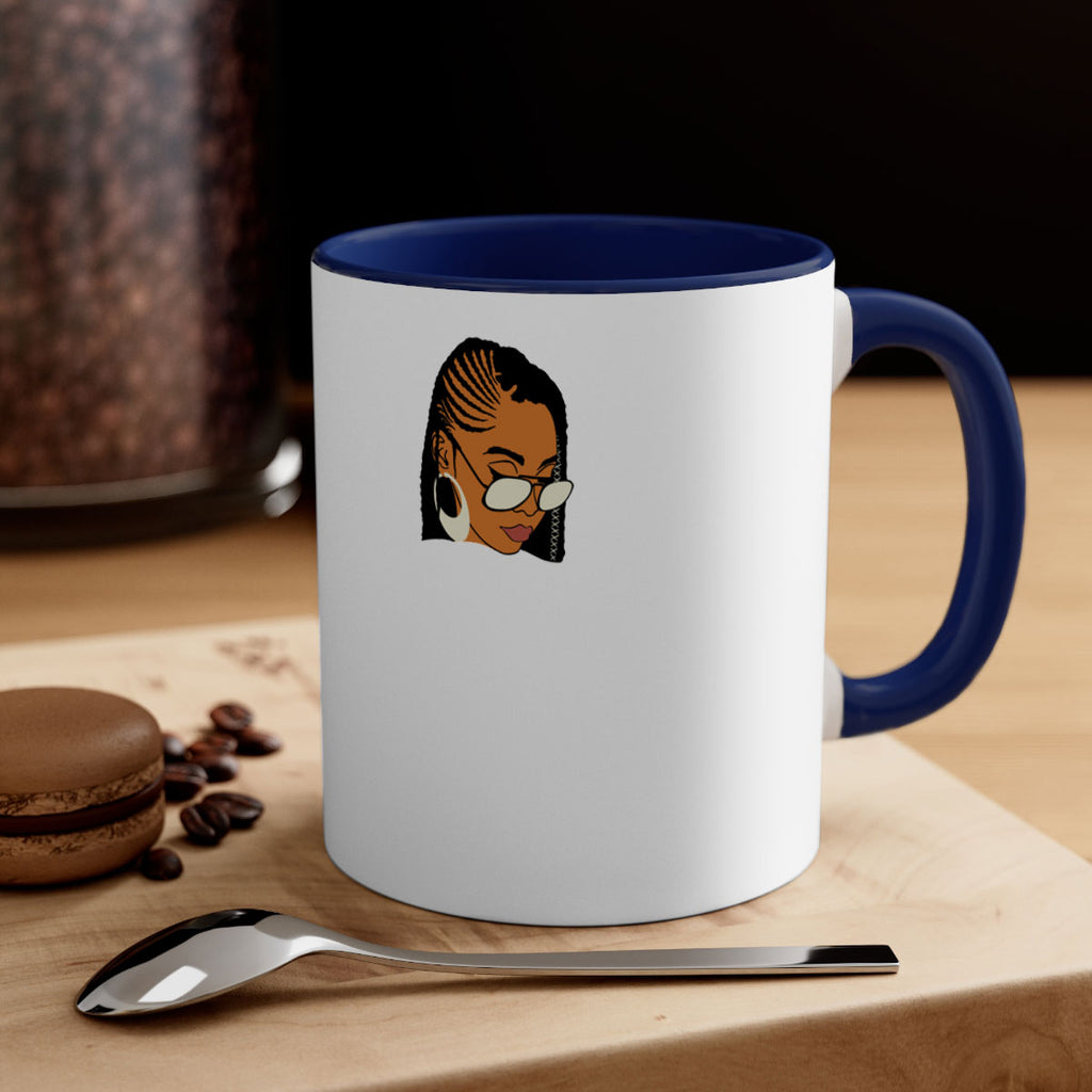 black afro 39#- Black women - Girls-Mug / Coffee Cup