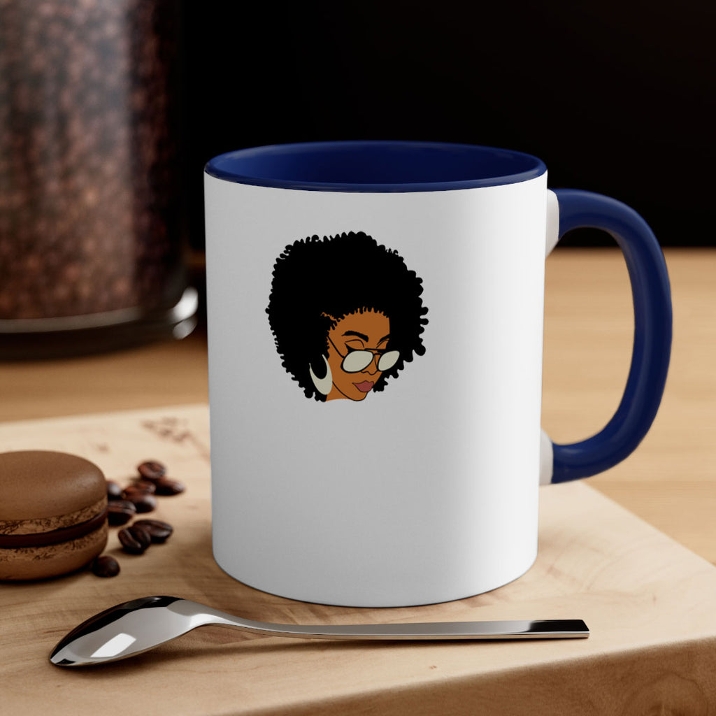 black afro 46#- Black women - Girls-Mug / Coffee Cup