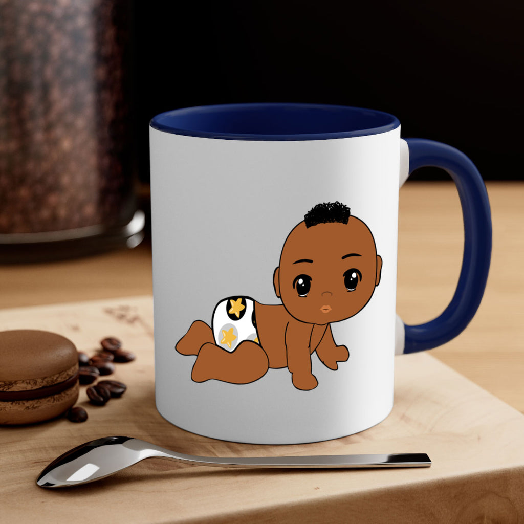 black baby boy 6#- Black men - Boys-Mug / Coffee Cup