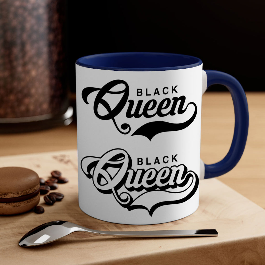 black queen 195#- black words - phrases-Mug / Coffee Cup