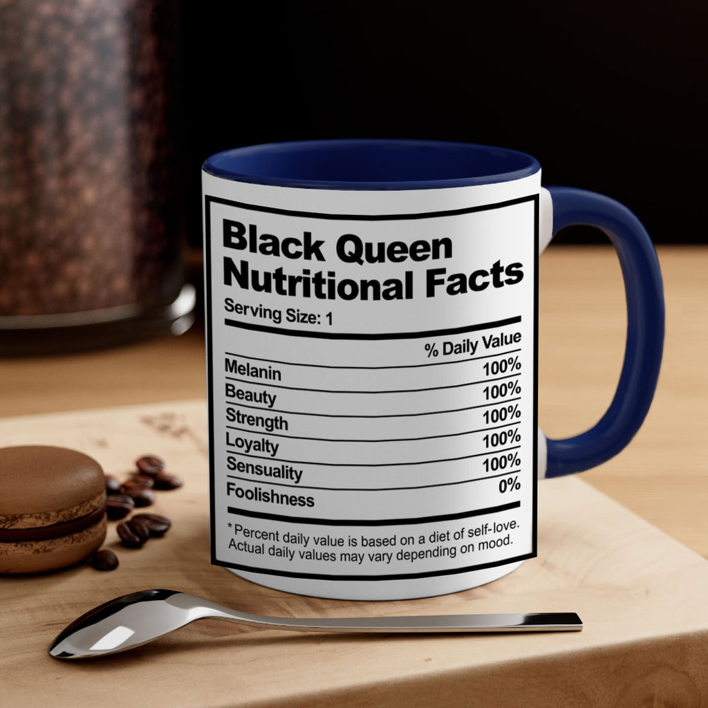 black queen nutritional facts 219#- black words - phrases-Mug / Coffee Cup