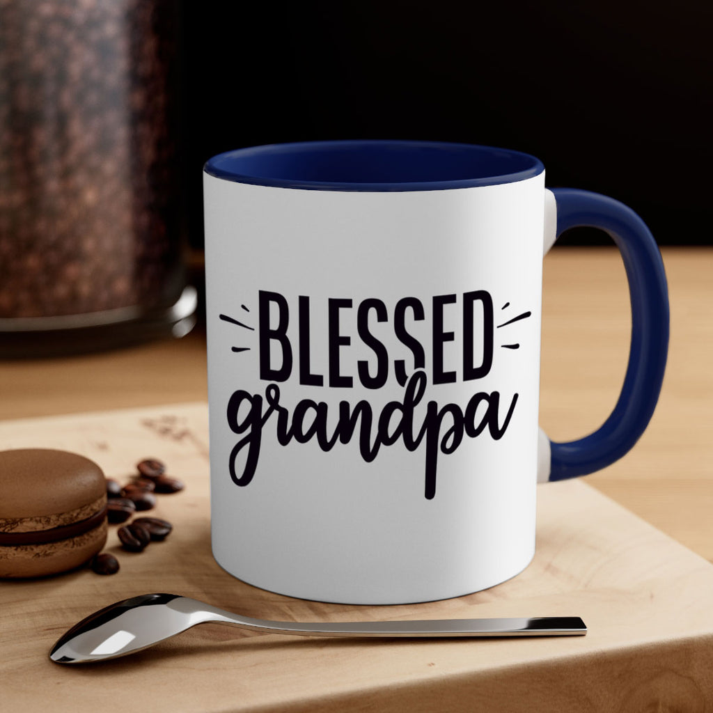 blessed grandpa 74#- grandpa-Mug / Coffee Cup