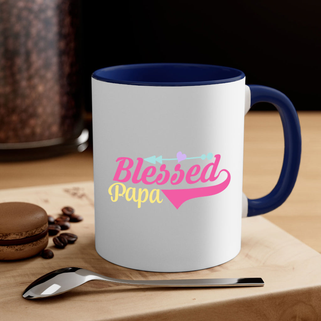 blessed papa 73#- grandpa-Mug / Coffee Cup