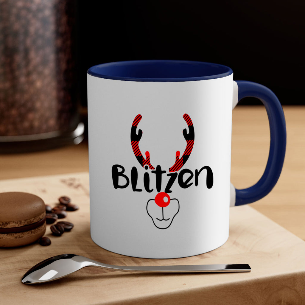 blitzen reindeer style 52#- christmas-Mug / Coffee Cup