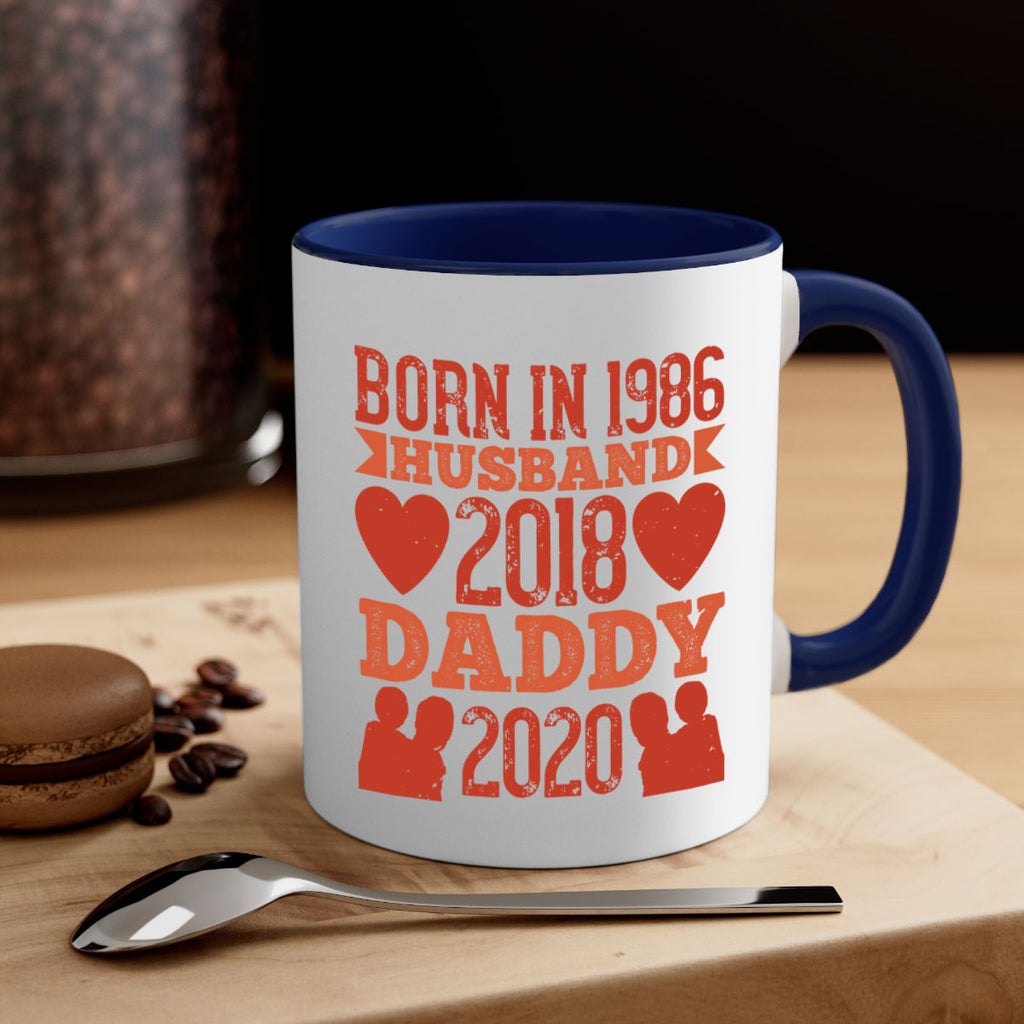 born in husband daddy 123#- fathers day-Mug / Coffee Cup