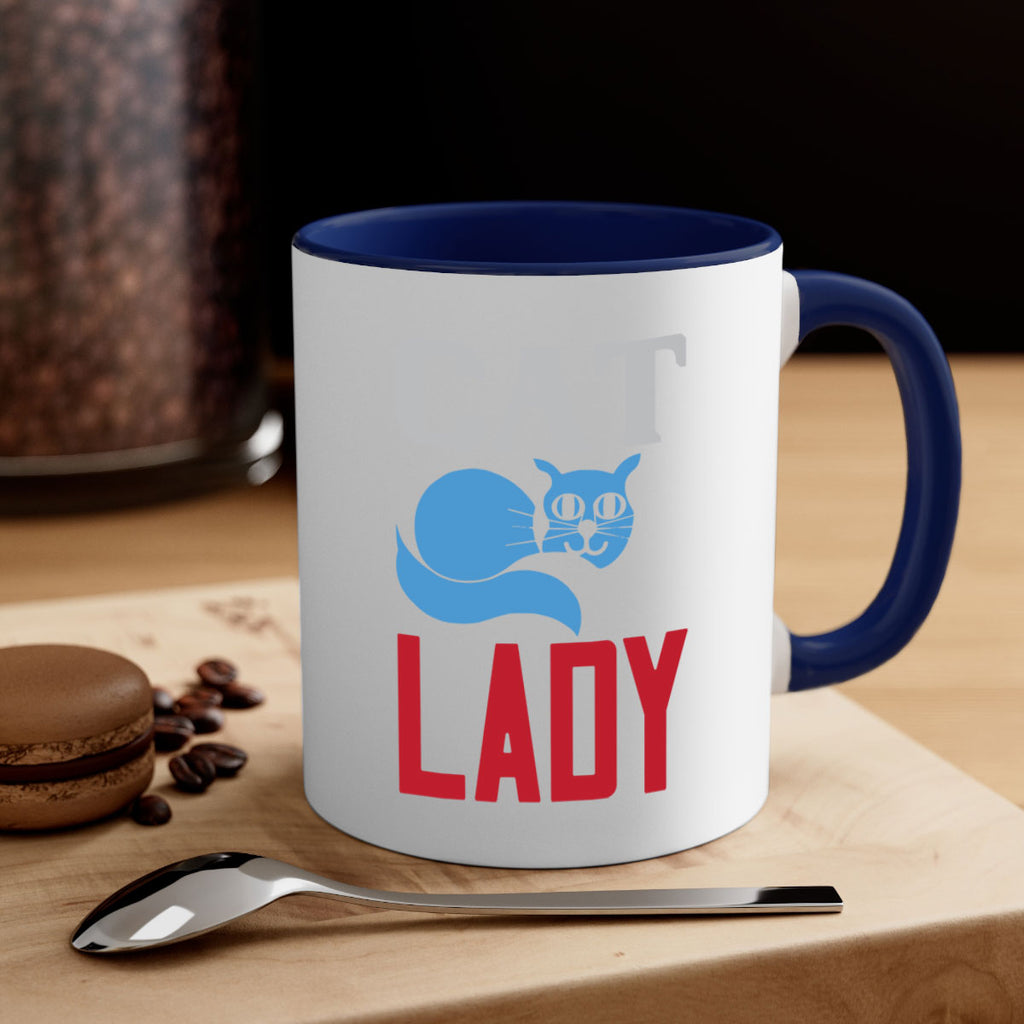cat lady Style 31#- cat-Mug / Coffee Cup