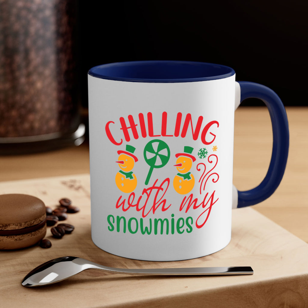 chilling with my snowmies style 91#- christmas-Mug / Coffee Cup