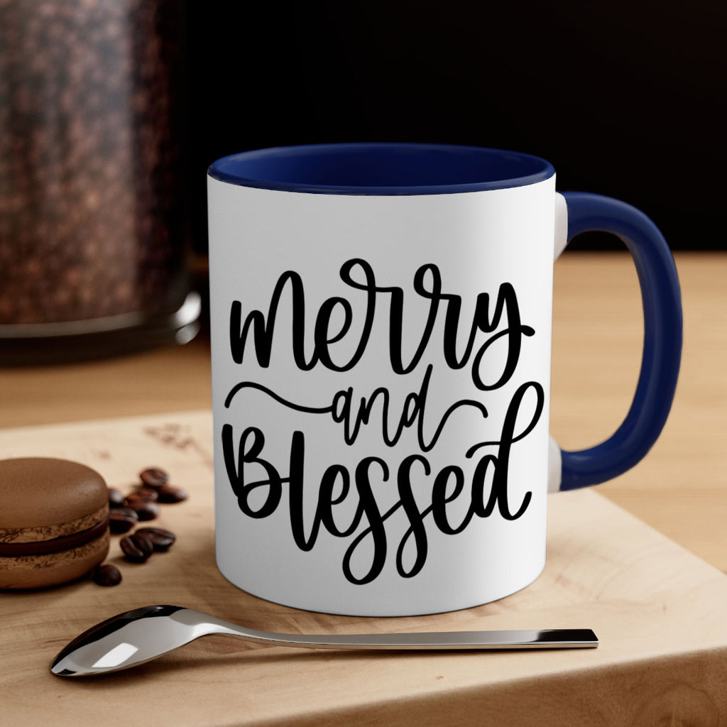 christmas ornamentsmerry and blessed 179#- christmas-Mug / Coffee Cup