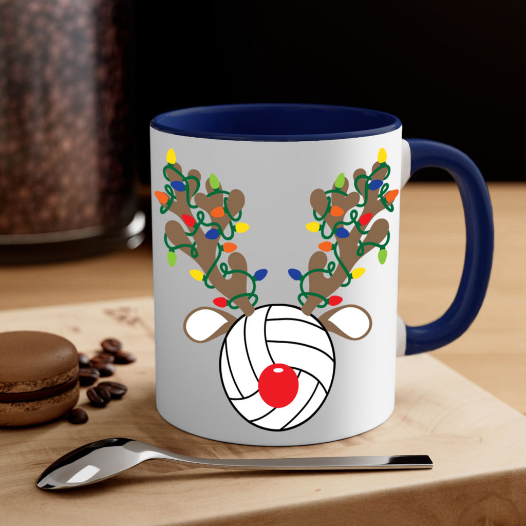 christmas reindeer antler volleyball style 121#- christmas-Mug / Coffee Cup