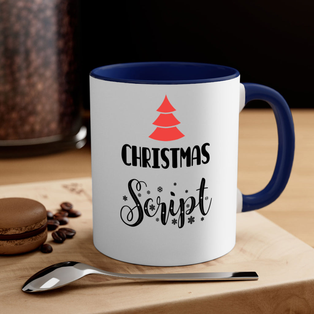 christmas script style 122#- christmas-Mug / Coffee Cup