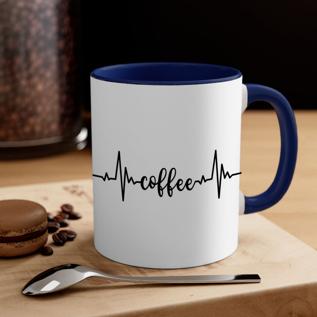 coffee heartbeat 246#- coffee-Mug / Coffee Cup