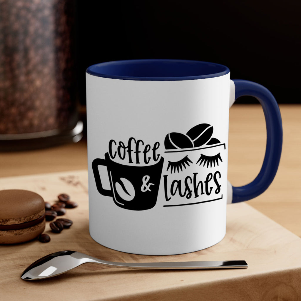 coffee lashes 176#- coffee-Mug / Coffee Cup