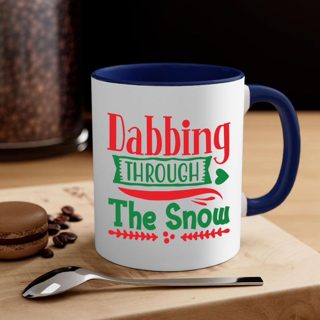 dabbing through the snow style 145#- christmas-Mug / Coffee Cup