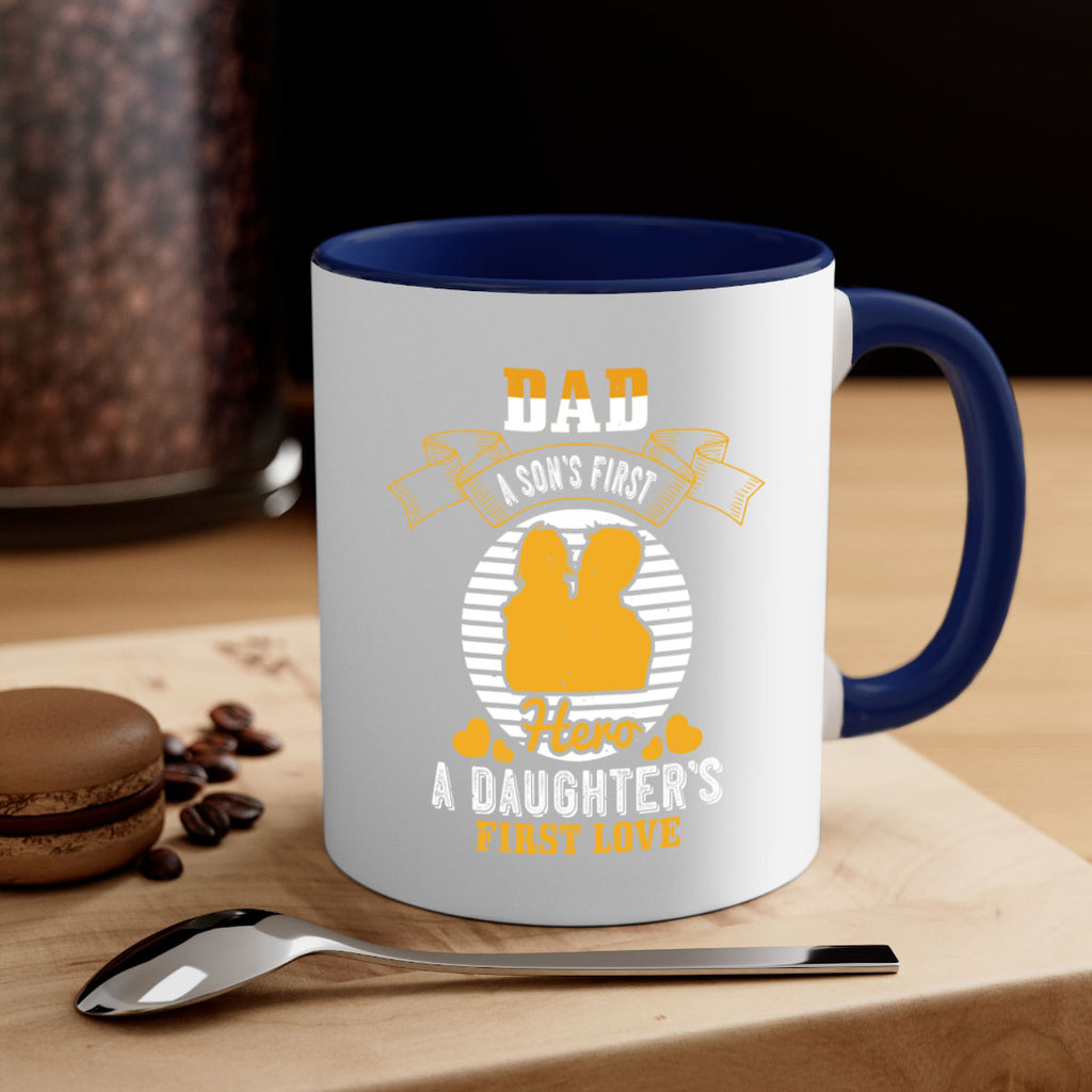 dad a son’s first hero 245#- fathers day-Mug / Coffee Cup